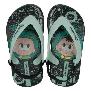 Imagem de Chinelo Bebê Grendene Kids Ipanema 26791, Preto, Verde, 22