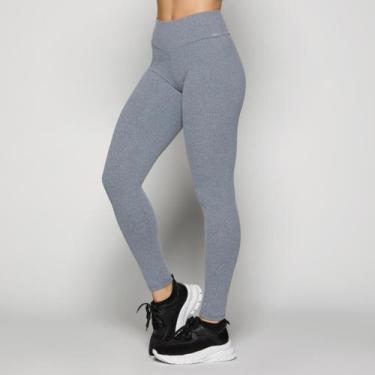 Imagem de Calça Legging Básica Fitness Esportiva Academia Exercício Funcional Tr