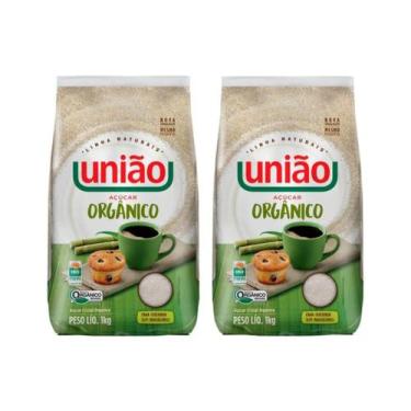 Imagem de Açúcar Cristal Orgânico União Naturais Pacote 1kg - 2 Pacote