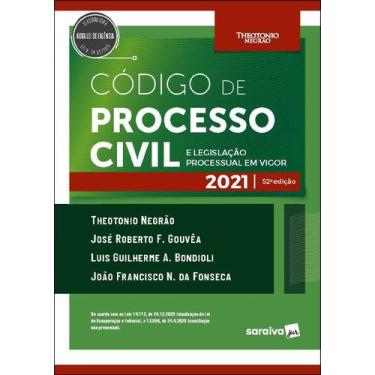 Imagem de Livro - Código de Processo Civil e Legislação Processual em Vigor - 52