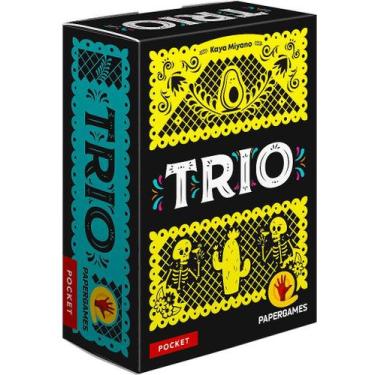 Imagem de Jogo de Cartas Trio - Memória, Dedução e Estratégia - Papergames