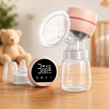 Imagem de Bomba Tira Leite Elétrica 5 em 1 - Portátil Silenciosa com LED - 9 Níveis de Sucção, Extração Sem Dor, Anti Vazamento, Recarga USB – Amamentação Confortável e Discreta Premium