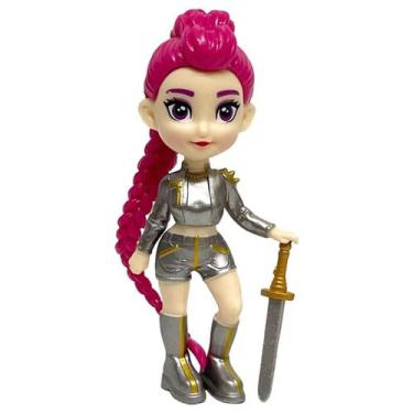 Imagem de Bonecas Guerreiras do K-pop 10 cm Personagem:Rumi Roupa Prata - Geek F
