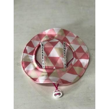 Imagem de Chapéu para cachorro cor rosa com triângulo - VIANYPET, P