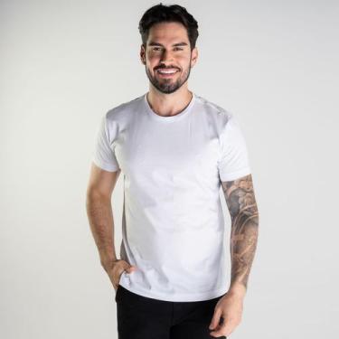 Imagem de Camiseta Forum Essencial Pima Logo Branca, XXL