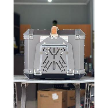 Imagem de Bauleto GP Tech Traseiro Alumínio Preto 45 Litros