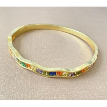 Imagem de Bracelete zircônias coloridas - TALICIAH SEMI JOIAS