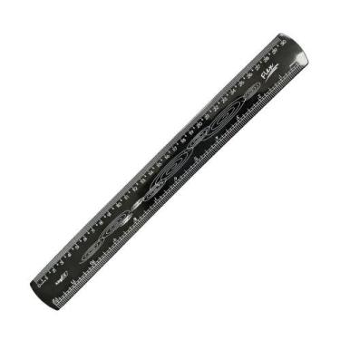 Imagem de Régua Escolar Flexível 30cm Colorida Resistente Não Quebra - Maxcril  