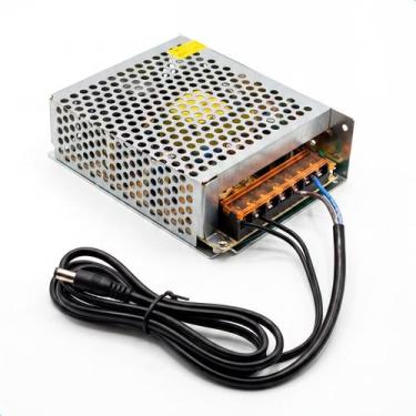 Imagem de Fonte Chaveada 12V 10A Com Cabo De Energia E Conector P4 Bivolt BT425 