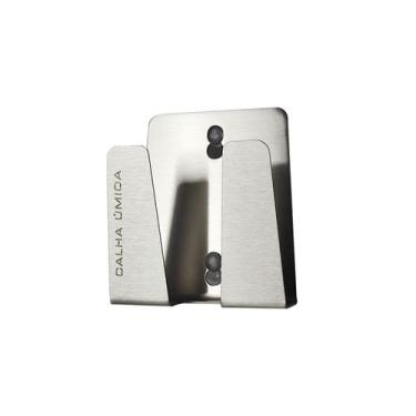 Imagem de Porta Esponja Calha Úmida Inox Com Ventosa Suporte Para Pias E Cubas