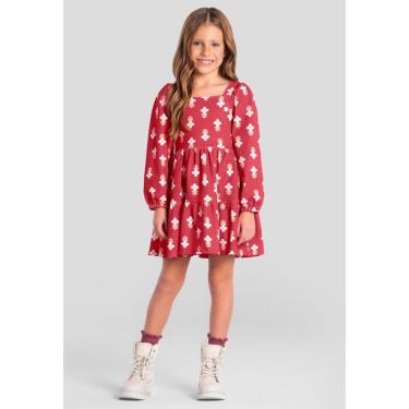Imagem de Vestido infantil menina floral Mundi