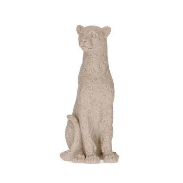 Imagem de Escultura leopardo em polirresina 25cm mart