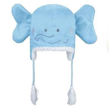 Imagem de Gorro Lúdico Tam.00-12meses Azul Elefante -Pimpolho