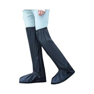 Imagem de Protetores De Sapatos Reutilizáveis Em Couro PU Impermeáveis E Antider