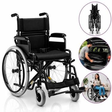 Imagem de Cadeira De Rodas Modelo D400 Dobrável Até 120Kg Dellamed, T44