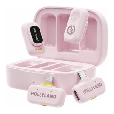 Imagem de Microfone Lapela Duplo Hollyland Lark A1 Combo Usb-c E Lightning - Ros