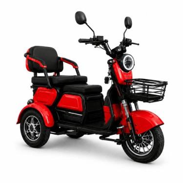 Imagem de Triciclo Elétrico N3 1000W Lítio 60V 30Ah Sobe Morro 50km Autonomia 3 