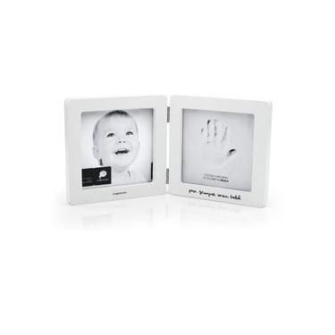 Imagem de Porta-Retrato 12X12 Registro Mão de Bebê Único / Branco