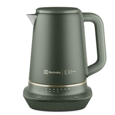 Imagem de Chaleira Elétrica Electrolux 1,7L Verde Linha 100 anos Celebre Pausas (EKP75) - 127V