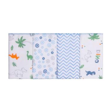 Imagem de Papi Textil Paninho De Boca Bordados Karinho Estampado 32Cm X 32Cm Contém 04 Un