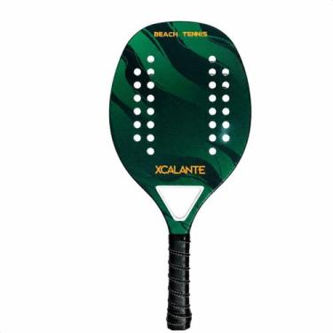 Imagem de Raquete Para Beach Tennis Profissional Em Fibra Carbono Com Capa Prote