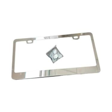 Imagem de Suporte De Placa De Licença Em Liga De Carbono Preto Universal Para Fr