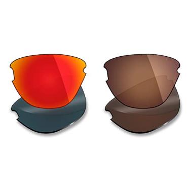 Imagem de 2 pares de lentes polarizadas de substituição da Mryok para óculos de sol Oakley Frogskins Lite – Opções