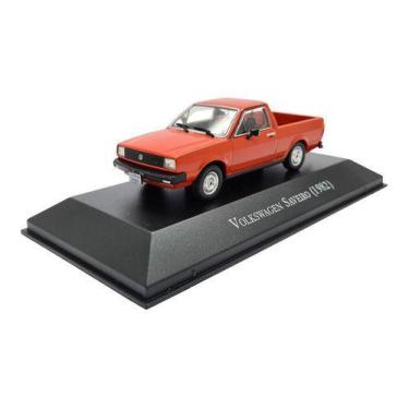 Imagem de Miniatura Volkswagen Saveiro 1982 Vermelho Metal 1:43 - Planeta Deagos