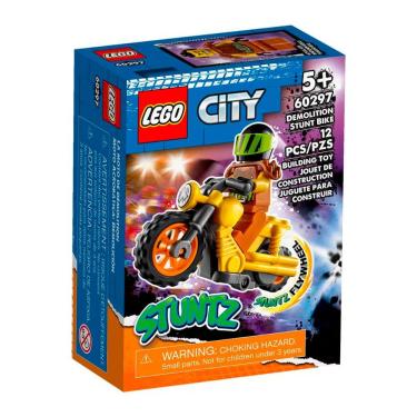 Imagem de LEGO City - Moto de Acrobacias Demolidoras - 60297
