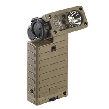 Imagem de Streamlight Lanterna tática militar Sidewinder 14032 de 55 lúmens com cabeça articulada e pilhas, coiote