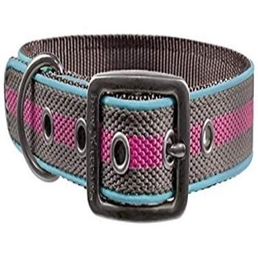 Imagem de Bow & Arrow Colarinho com borda refletiva azul - cinza - pequeno