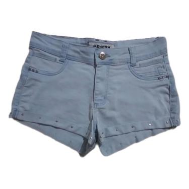 Imagem de Shortinho Feminino Jeans Claro Levanta Bumbum com Elastano