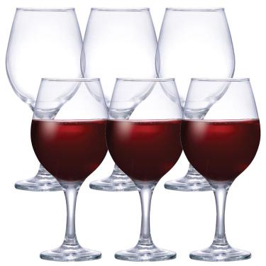 Imagem de Conjunto de Taças para Vinho Tinto Ruvolo One Bordeaux 600 ml – 6 Peças 
