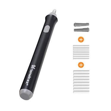 Imagem de Qudai Kit de borracha elétrica Borracha de lápis com 22 recargas de borracha Borracha operada por bateria Material de papelaria para alunos de escola Artistas Desenho Pintura Esboço Esboço