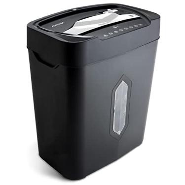 Imagem de Aurora Antiatolamento de 12 folhas de papel transversal e triturador de cartão de crédito com cesto de lixo de 12 galões