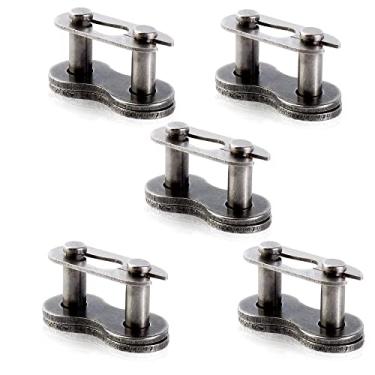 Imagem de SOAJEE Conector mestre de corrente 415H resistente para 49cc 50cc 60cc 66cc 70cc 80cc motor de 2 tempos motorizado bicicleta motor de gás mountain bike scooter Pit Dirt Pocket Mini bicicleta YD100 pacote com 5