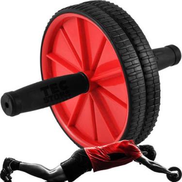 Imagem de Roda Rolo Abdominal Lombar Exercício Funcional Fitness Wheel - Mbfit