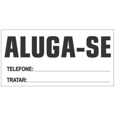 Imagem de Cartaz Alugase 310X155 150G Com 50 9019 - Fd Grafica