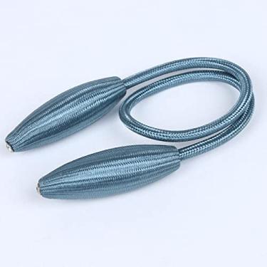 Imagem de Suportes de cortina Fivela de cortina de metal Cinta de cortina sem perfuração Corda de cortina simples de estilo europeu, T5,2 PCS