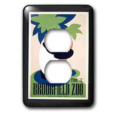 Imagem de 3dRose Capa para tomada de pôster Panda Wpa lsp_4499_6