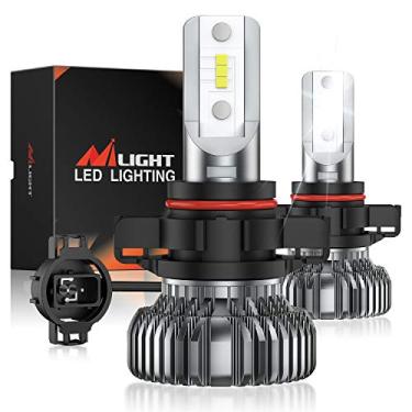 Imagem de Nilight EF1 2504 Lâmpadas LED de neblina 200% de brilho, 6000 K branco frio, substituição de halogêneo tamanho mini 1:1, PSX24W LED Kit de conversão DRL de luz de neblina de LED, pacote com 2