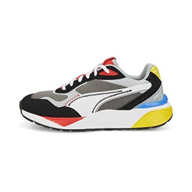 Imagem de PUMA Tênis unissex infantil Rs-Metric, Castlerock - vermelho de alto risco, 6.5 Big Kid