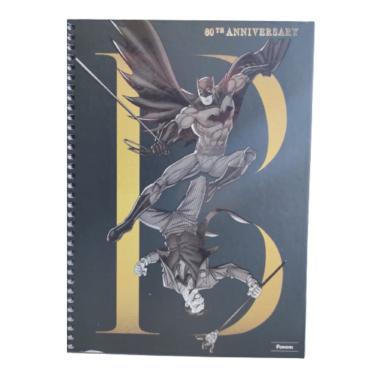 Imagem de Caderno Escolar Universitário Espiral Com 200 Folhas Batman