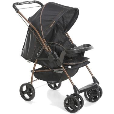 Imagem de Carrinho de Bebe Reversivel Galzerano Milano Preto Cobre