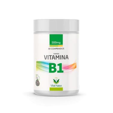 Imagem de Vitamina B1 - Tiamina 500Mg - 60 Comps - Vital Natus - Anvisa