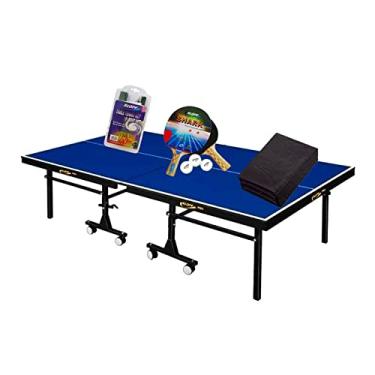 Imagem de MESA DE PING PONG MDF 25mm KLOPF 1008 + KIT 5055 + Rede 5034 + Capa para Mesa Fechada
