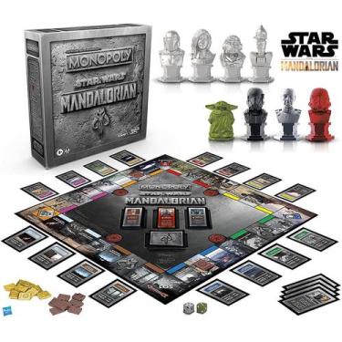 STAR WARS Jogo Monopoly The Mandalorian, Jogo de Tabuleiro - The Child  (Baby Yoda) - F2013 - Hasbro, Multicor