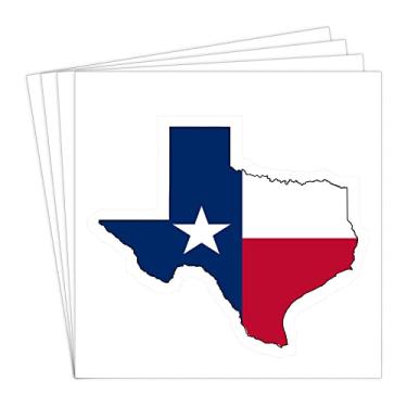 Imagem de Adesivos autoadesivos de vinil, Texas State Flag Sticker