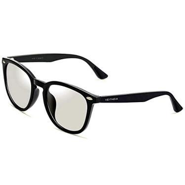 Imagem de Óculos de Sol de Alumínio Veithdia Lentes Fotocromaticas Polarizados com Proteção Uv400 Unissex (photochromic 1)