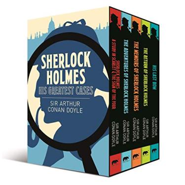 Imagem de Sherlock Holmes: His Greatest Cases: 5-Book Paperback Boxed Set: 8